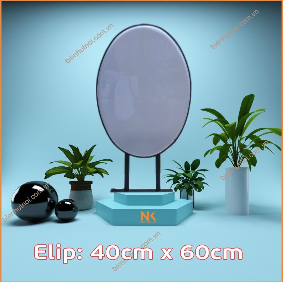 Phôi elip 60×40cm