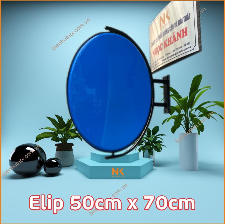 Phôi tự xoay elip 70×50cm